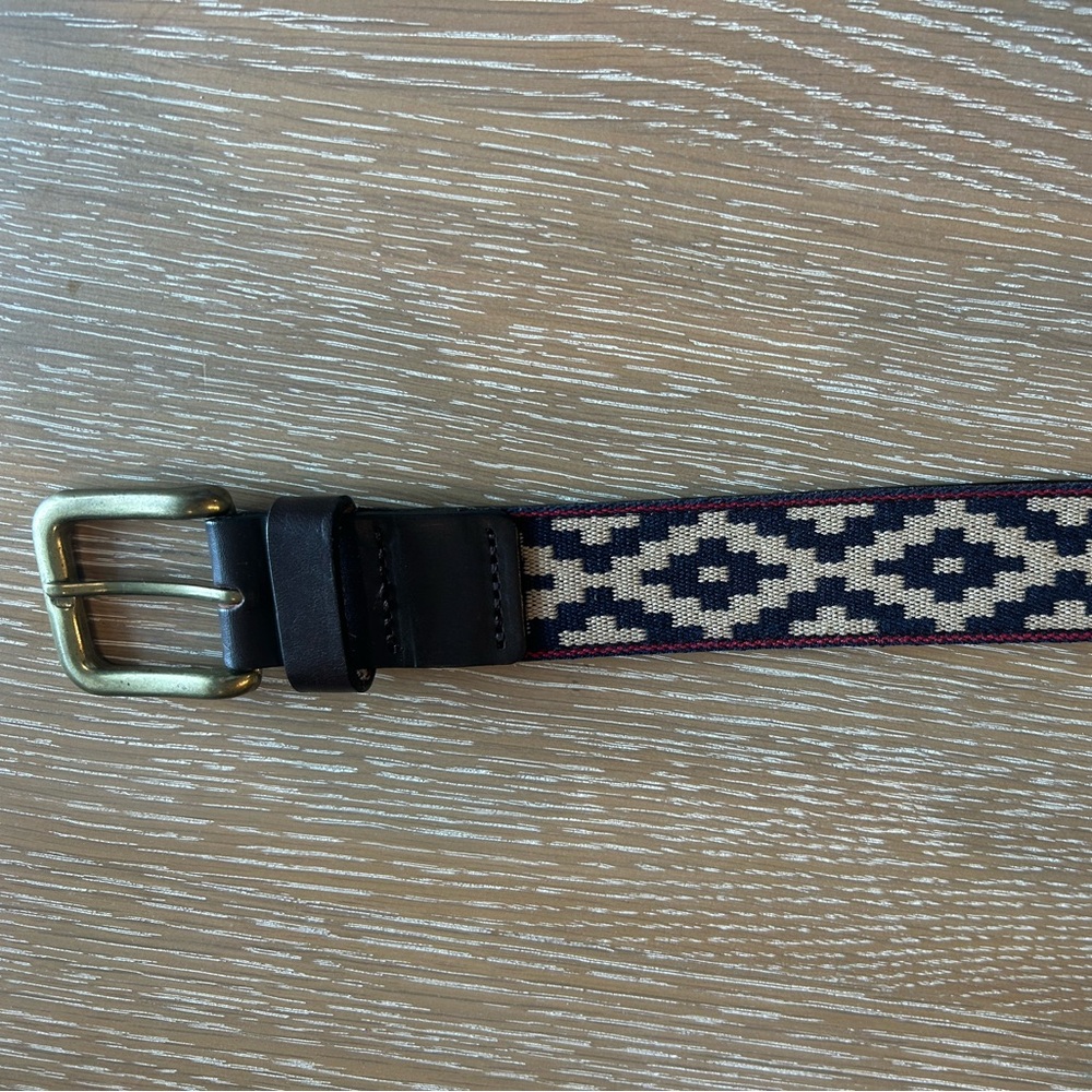 Men’s La Matera Patterned Belt. Size 42
